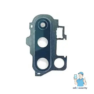 Camera Lens Glass with Frame for OnePlus 8 Pro Black